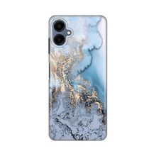 PRINT silikonska futrola - Samsung A065F Galaxy A06 Blue Gold Marble.