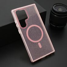 Zastitna futrola CRYSTAL MagSafe - Samsung S928 Galaxy S24 Ultra 5G roze (MS).