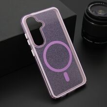 Zastitna futrola CRYSTAL MagSafe - Samsung S931 Galaxy S25 5G ljubicasta (MS).