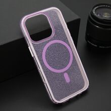 Zastitna futrola CRYSTAL MagSafe - iPhone 16 Pro (6.3) ljubicasta (MS).