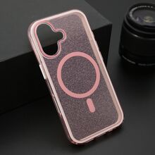 Zastitna futrola CRYSTAL MagSafe - iPhone 16 (6.1) roze (MS).