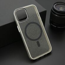 Zastitna futrola CRYSTAL MagSafe - iPhone 13 (6.1) crna (MS).