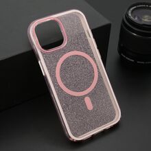 Zastitna futrola CRYSTAL MagSafe - iPhone 15 roze (MS).