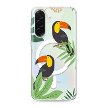 Zastitna futrola silikonska print MagSafe - Samsung A366 Galaxy A36 5G jungle (MS).