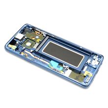 LCD ekran (displej) - Samsung G960 Galaxy S9 + Touch screen + okvir blue Full ORG EU (GH97-21696D/21679D) (MS).