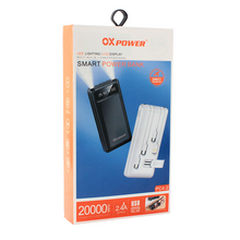 Back Up baterija (univerzalna) prenosiva baterija Oxpower PC4-2 4in1 5V 2A 20000 mAh crna.