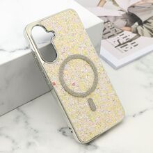 Futrole GLAM GLOW MagSafe - Samsung A566 Galaxy A56 5G siva (MS).