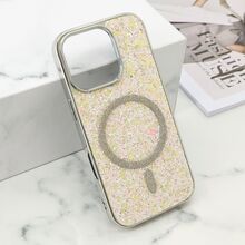 Futrole GLAM GLOW MagSafe - iPhone 16 Pro (6.3) siva (MS).
