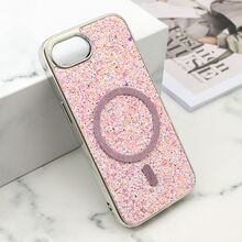 Futrole GLAM GLOW MagSafe - iPhone 16e roze (MS).