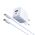 Kucni punjac Moxom MX-HC206 18W FAST Type C na Type C plavi (MS).