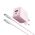Kucni punjac Moxom MX-HC206 18W FAST Type C na lightning pink (MS).