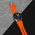 Narukvica relief - smart watch 22mm narandzasta.