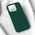 Zastitna futrola Teracell Soft Velvet - iPhone 15 Pro 6.1 tamno zelena.