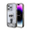 Zastitna futrola Karl Lagerfeld Hc Liquid Glitter Ikonik - iPhone 15 Pro 6.1 Transparent (KLHCP15LLKKNSK).