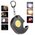 LED lampa privezak slonce, otvarac - flase, siva.