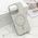 Zastitna futrola GLAM GLOW MagSafe - iPhone 16 Pro (6.3) srebrna (MS).