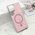 Zastitna futrola GLAM GLOW MagSafe - Samsung S928 Galaxy S24 Ultra 5G roze (MS).