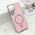 Zastitna futrola GLAM GLOW MagSafe - Samsung S938 Galaxy S25 Ultra 5G roze (MS).