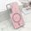 Zastitna futrola GLAM GLOW MagSafe - Samsung S921 Galaxy S24 5G/Samsung S931 Galaxy S25 5G roze (MS).