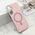Zastitna futrola GLAM GLOW MagSafe - Samsung A166 Galaxy A16 5G roze (MS).
