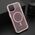 Zastitna futrola CRYSTAL MagSafe - iPhone 13 (6.1) roze (MS).