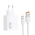 Kucni punjac Xiaomi HyperCharge 67W sa USB na Type C kablom beli EU.