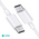 Data kabl Coteci 32117 5A 60W 40 Gps PD Type C na Type C beli 1m.