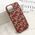 Zastitna futrola MONOGRAM MagSafe - iPhone 15 crvena (MS).