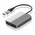 Adapter Type C - USB 3.0 JWD na 2x HDMI 60Hz sivi.