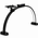 Stona LED lampa Half moon crna.