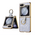 Zastitna futrola Luxurious Shell Pattern - Samsung F741B Galaxy Z Flip 6 5G siva.