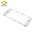 Staklo touchscreen-a - Iphone 7 + okvir (Crown Quality) beli (MS).
