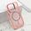 Zastitna futrola SHINING MAGSAFE - iPhone 15 Pro (6.1) roze (MS).