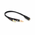 Kabl splitter 3.5mm - mikrofon I zvucnike crni.