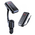 FM transmiter Y4 USB TF Bluetooth 5.0, call ID, modlularni, Slusalica (handsfree) crni.