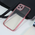 Zastitna futrola Silikon Camera Diamond iPhone 12 6.1 roze.
