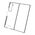 Zastitna futrola BORDER COLOR - Samsung Galaxy Z Fold 6 5G bela (GKK case) (MS).