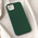 Zastitna futrola Teracell Soft Velvet - iPhone 15 Plus tamno zelena.