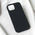 Zastitna futrola Teracell Soft Velvet - iPhone 15 crna.