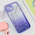 Zastitna futrola okvir Glitter - iPhone 15 ljubicasta.