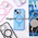 Zastitna futrola Magsafe Transparent - iPhone 14 plava.
