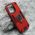 Zastitna futrola Square Ring - iPhone 15 Pro (6.1) crvena (MS).