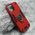 Zastitna futrola Square Ring - iPhone 15 crvena (MS).