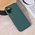 Teracell GIULIETTA silikonska futrola - iPhone 16 Plus 6.7 mat tamno zelena.