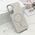 Futrole GLAM GLOW MagSafe - Samsung A366 Galaxy A36 5G srebrna (MS).