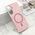 Futrole GLAM GLOW MagSafe - Samsung A566 Galaxy A56 5G roze (MS).