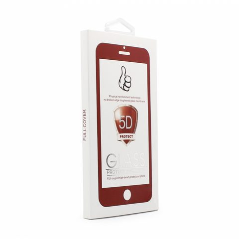Tempered glass (zastitno staklo za ekran) 5D - iPhone 6 plus/6S plus crni.
