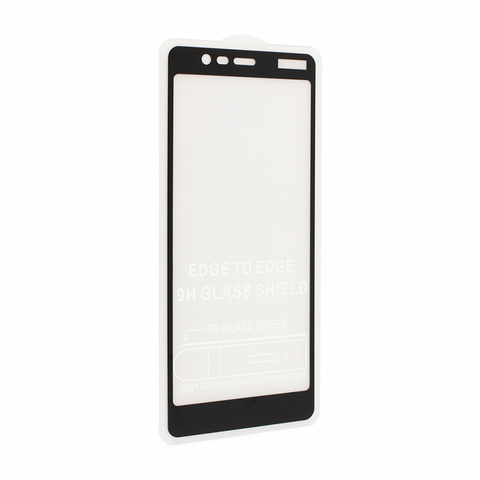 Tempered glass (zastitno staklo za ekran) 5D - Nokia 5.1 (2018) crni.