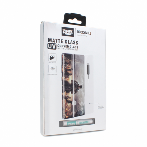Tempered glass (zastitno staklo za ekran) Rockymile UV mat Full Glue + Lampa - Samsung G965 S9 Plus.