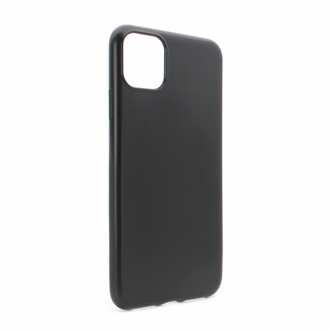 Zastitna silikonska futrola Skin - iPhone 11 Pro Max 6.5 mat crna.